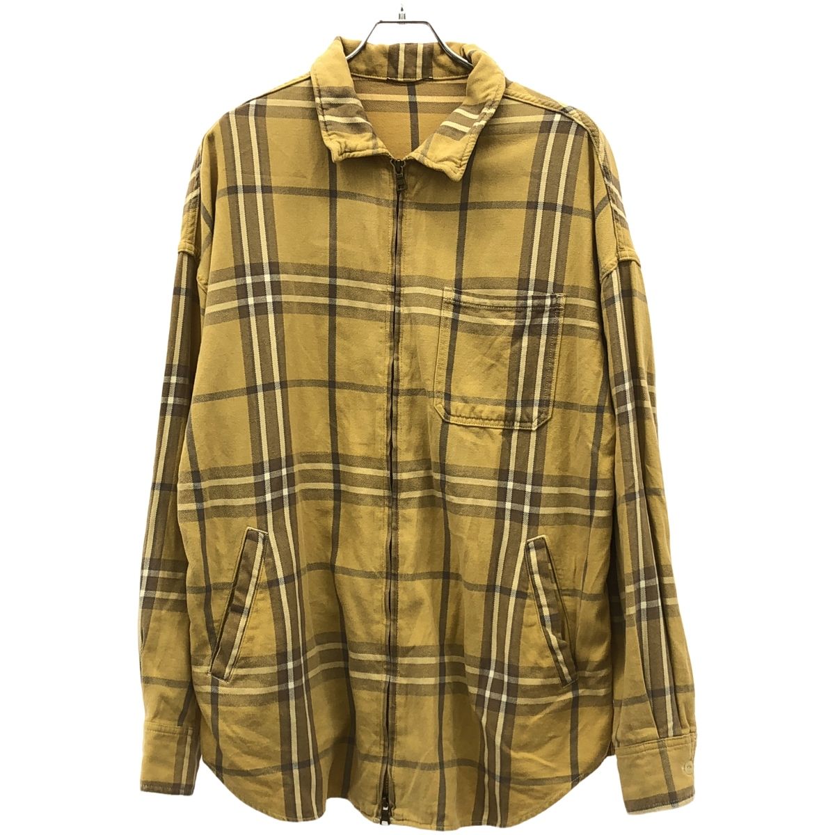 Deuxieme Classe ドゥーズィエム クラス ジップアップチェックシャツ