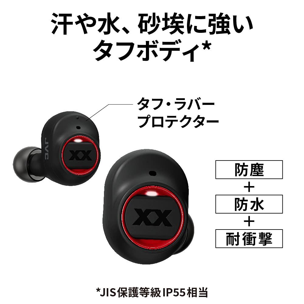 Bluetoothイヤホン JVC JVCケンウッド 完全ワイヤレスイヤホン XXシリーズ HA-XC51T-B