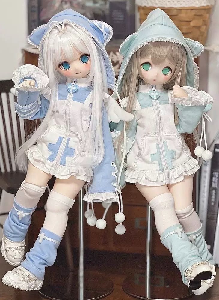 海外ディーラー製 ドール服 MDD 1 4 ジャージ 天使 ブラック