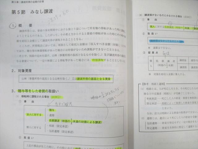 資格の大原 公認会計士講座 COMPASS 租税法 問題/テキスト 論文総