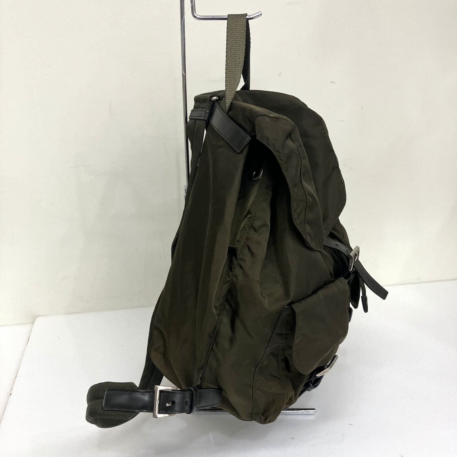 中古美品】PRADA プラダ ダブルポケットリュック B2811 ナイロンバッグ ...