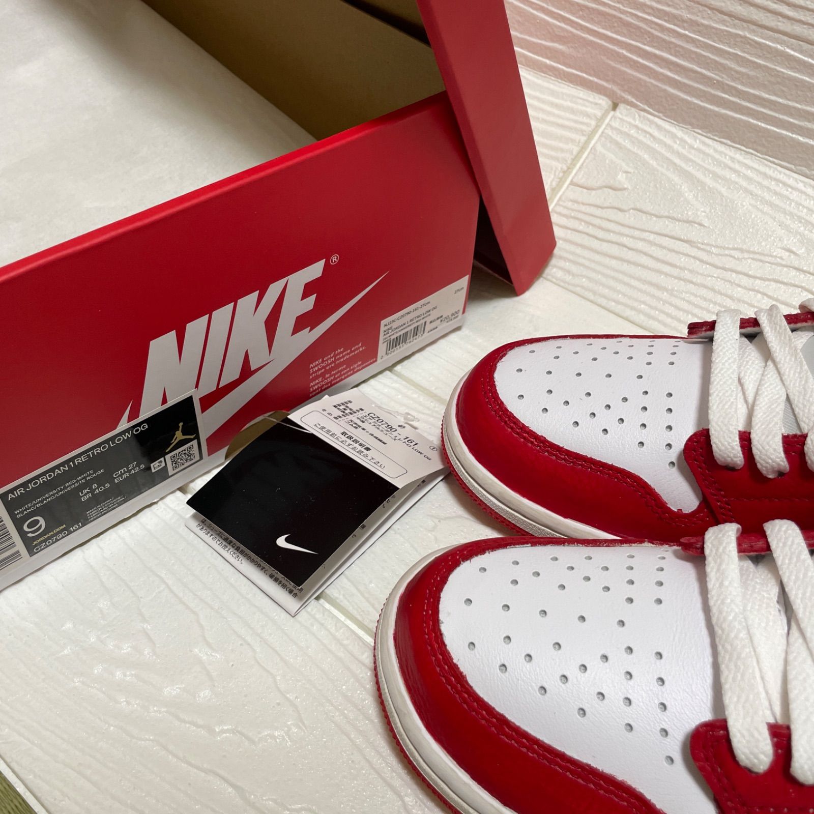 新品 シカゴAIR JORDAN 1 LOW OG Chicago custom※こちらはカスタム 