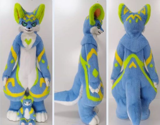 着ぐるみ ケモノ体 フルスーツ 短毛タイプ NO.47 最 セット 全身 ケモノ ファースーツ ぬいぐるみ コスプレ コスチューム