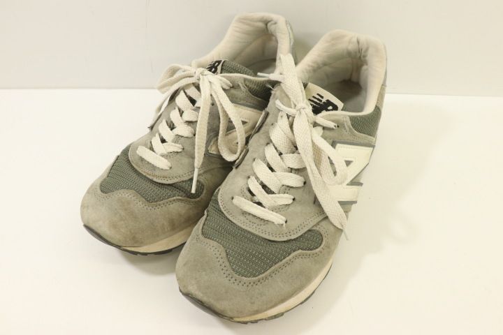 【中古】 NEW BALANCE メンズスニーカー 26 M1400GJ NEW BALANCE 26 グレー 灰 ロゴ