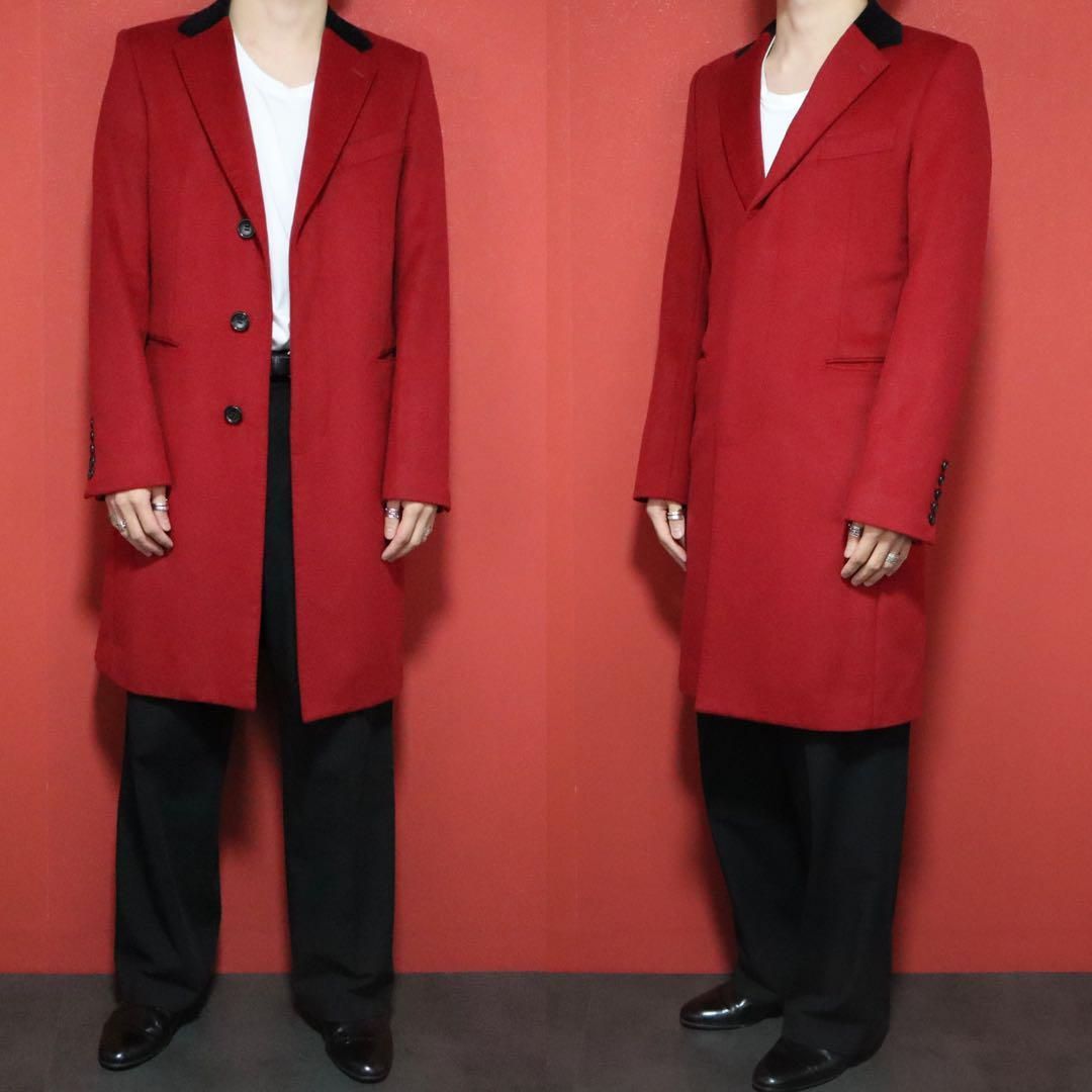 極美品】JOHN LAWRENCE SULLIVAN ベロア切替 ロングコート 【公式通販】