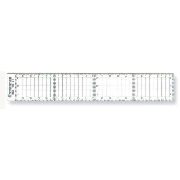 (まとめ）ステッドラー日本 カッティング用方眼定規２０ｃｍ 962 08-20 【×20セット】