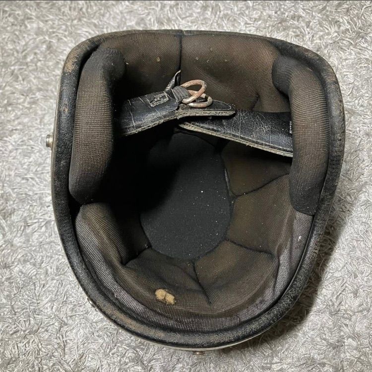 GRANT Mサイズ ビンテージヘルメット 80年代 黒 RG-9 バイカー旧車 ハーレー ジェット グラント ショベル EVO バイク USA BELL buco FFCRYSTALESIA_COM