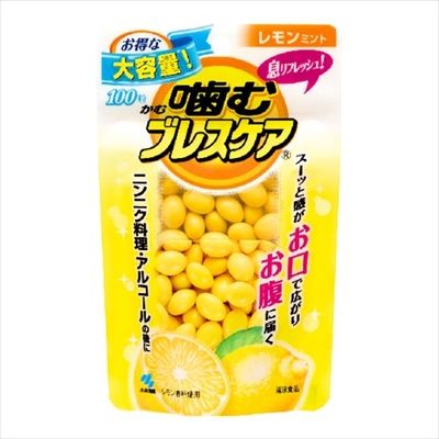 まとめ買い-24点セット 噛むブレスケア パウチ レモンミント 小林製薬 マウスウォッシュ