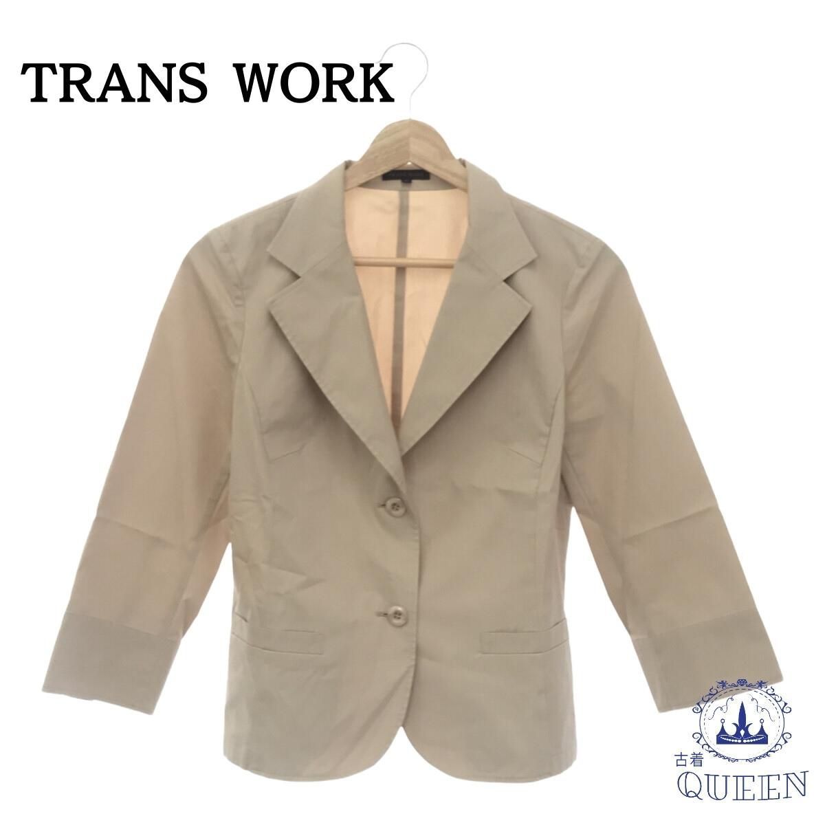 訳アリ】 TRANS WORK トランスワーク テーラードジャケット ジャケット 