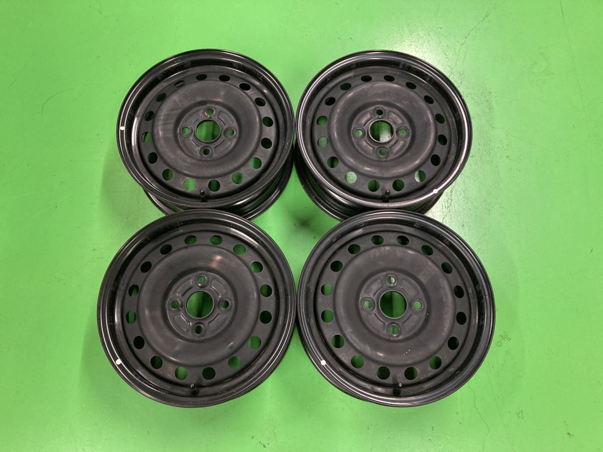 トヨタ M900A M910A タンク ルーミー 純正 14インチスチールホイール 4本SET 5.0J 35 4H 100 54φ M700A パッソ