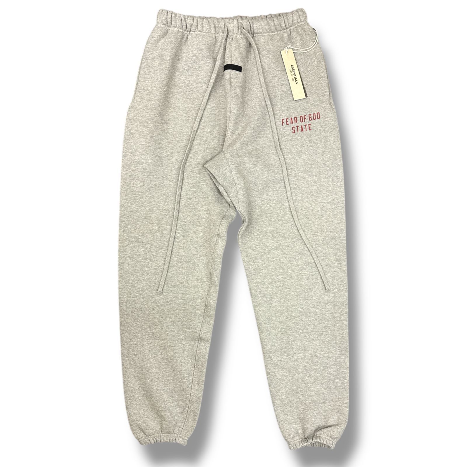 未使用品 FEAR OF GOD ESSENTIALS FLEECE ESSENTIAL SWEATPANT フリースエッセンシャルスウェットパンツ イージーパンツ フィアオブゴッドエッセンシャルズ FOG 130BT242021F グレー S 83200A3