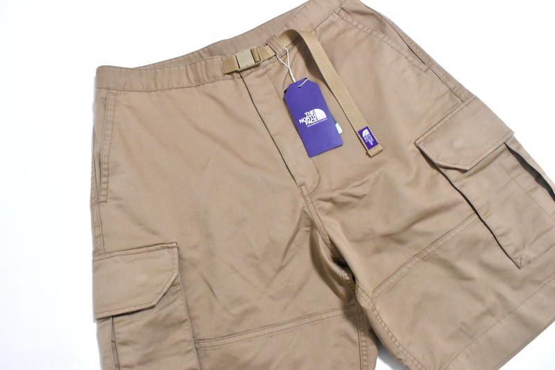 THE NORTH FACE PURPLE LABEL ノースフェイス パープルレーベル ストレッチ ツイル カーゴ ショーツ  【32】【34】【36】 TAN NT4307N