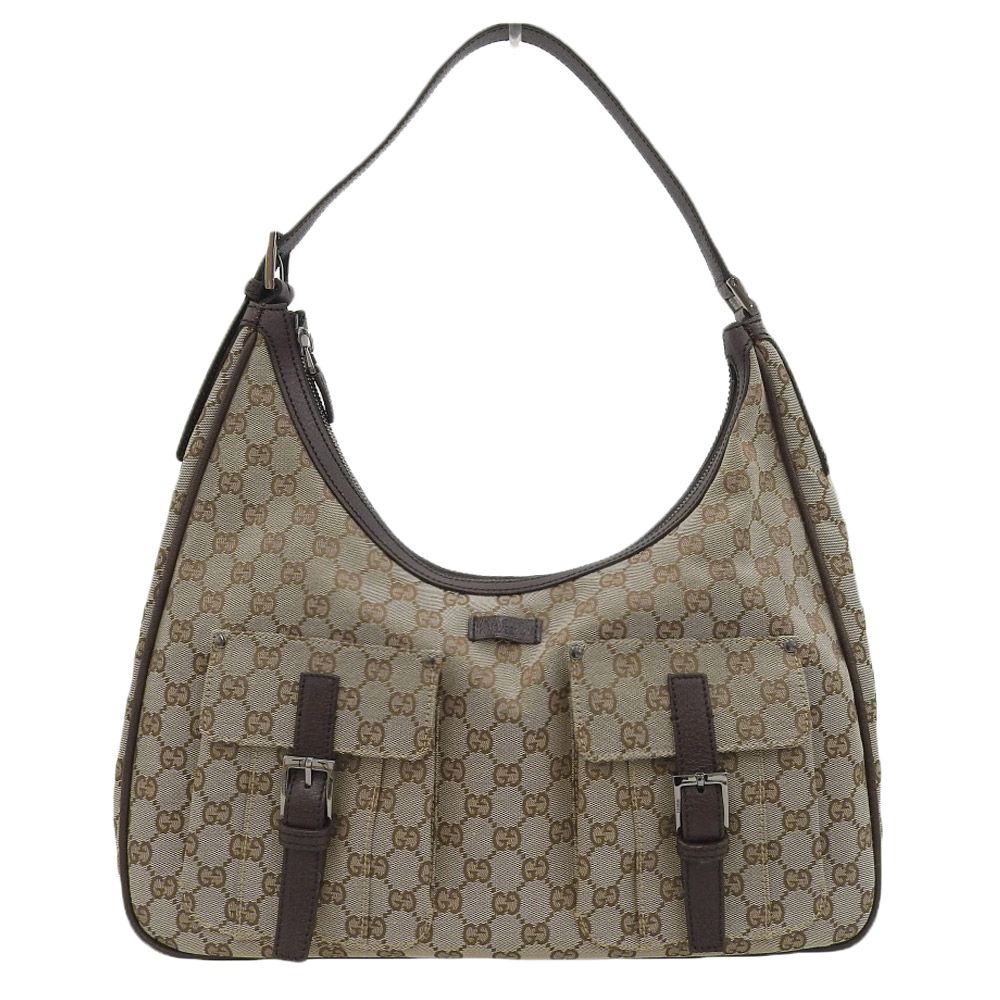 本物保証】 超美品 グッチ GUCCI GGキャンバス ロゴ ワンショルダー  