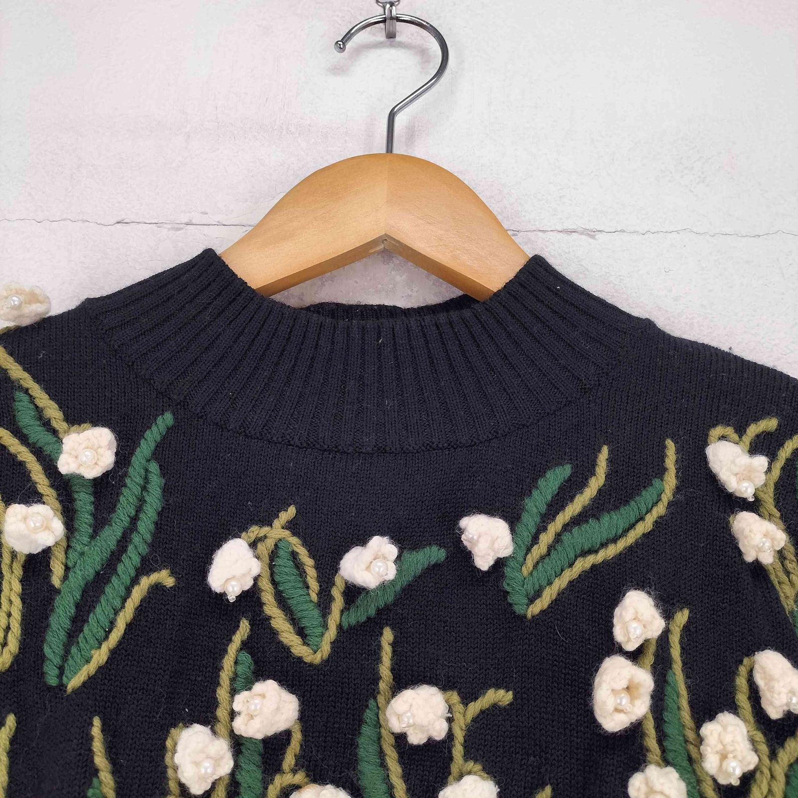 USED古着(ユーズドフルギ) 群言堂 登美 ウールシアーシャツワンピース  