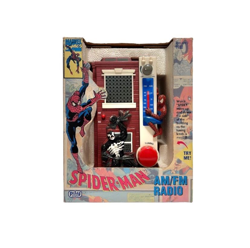 ヴィンテージ MARVEL スパイダーマン&ヴェノム AM/FM ラジオ ヴィンテージ MARVEL SPIDER MAN スパイダーマン VENOM ヴェノム