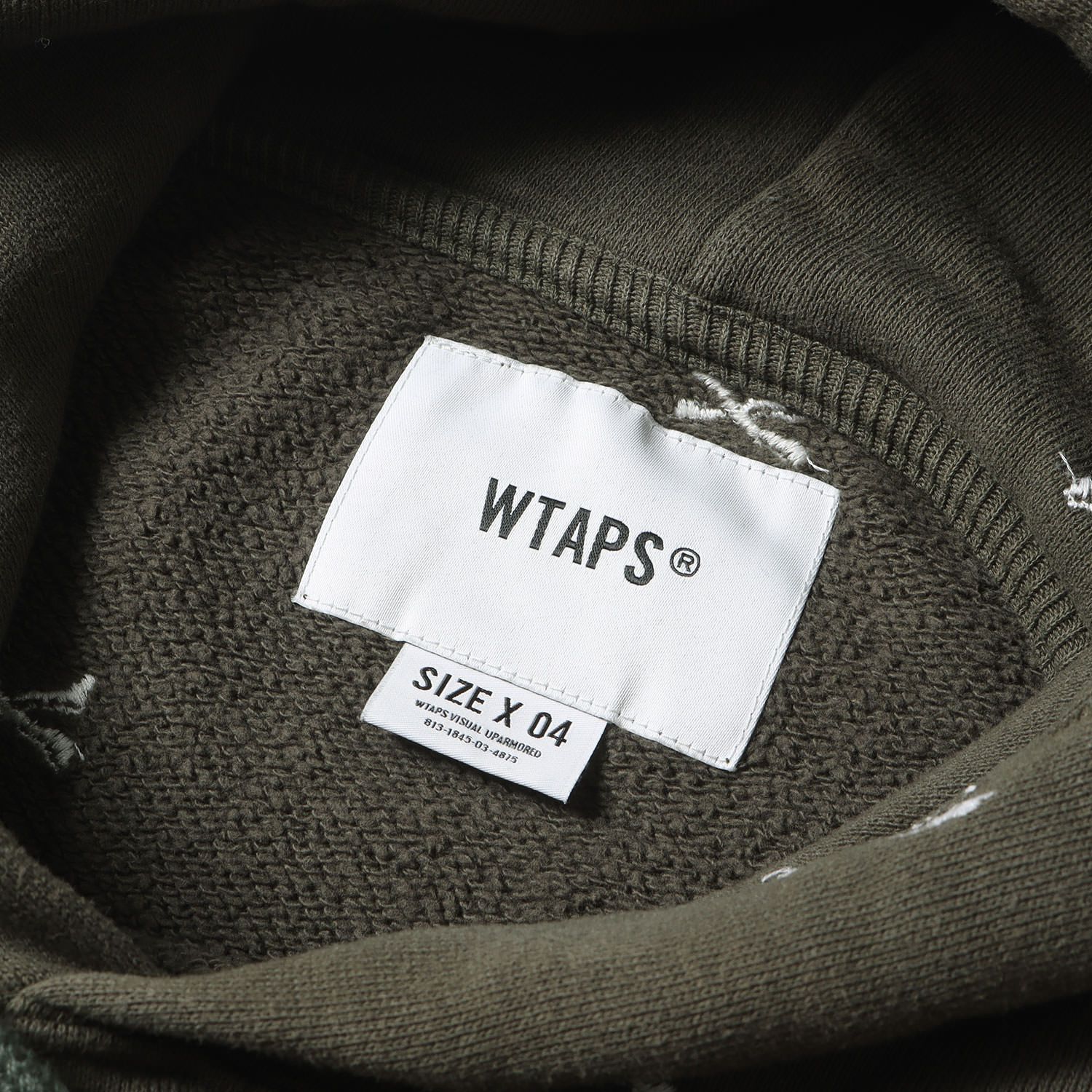 WTAPS ダブルタップス パーカー サイズ:XL 22AW クロスボーン柄 スウェットパーカー ACNE / HOODY / CTPL.  TEXTILE オリーブドラブ トップス フーデッド【メンズ】 - メルカリ