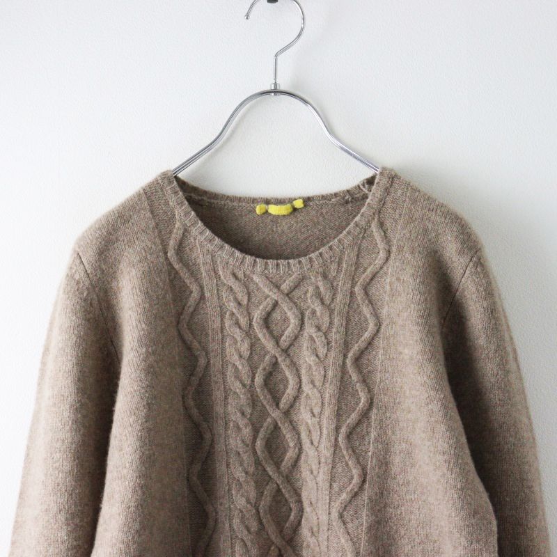 パラスパレストオカ Pal'las Palace 十日 ウールケーブルニットプル