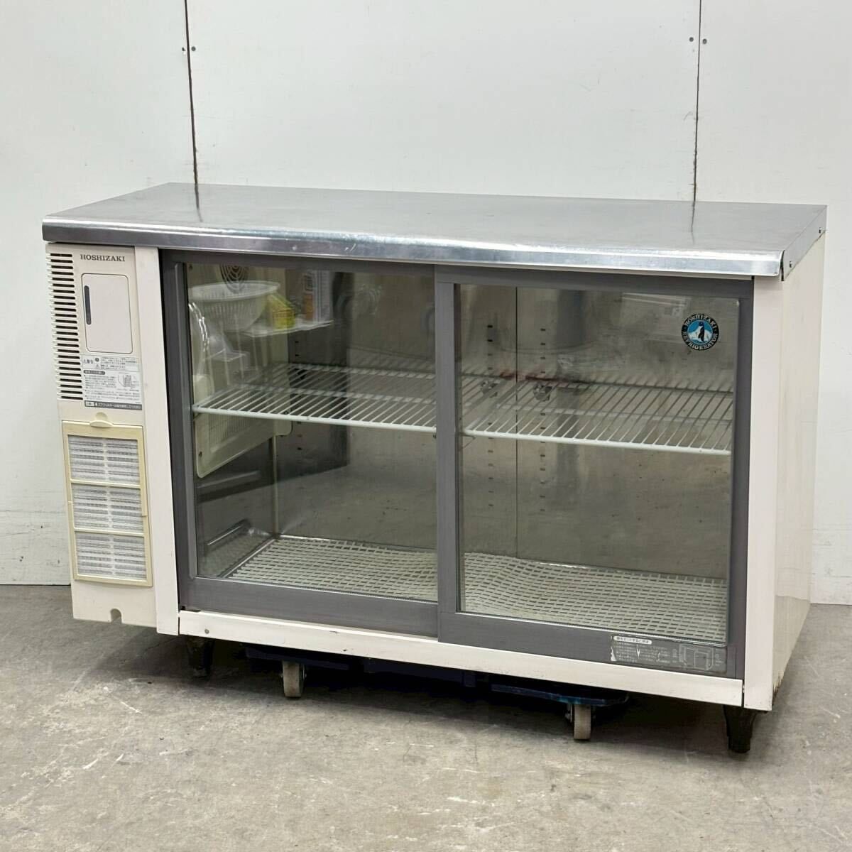 ホシザキ テーブル型冷蔵ショーケース RTS-120STB1 W1200×D450×H800 単相100V スライド扉 台下ショーケース 厨房