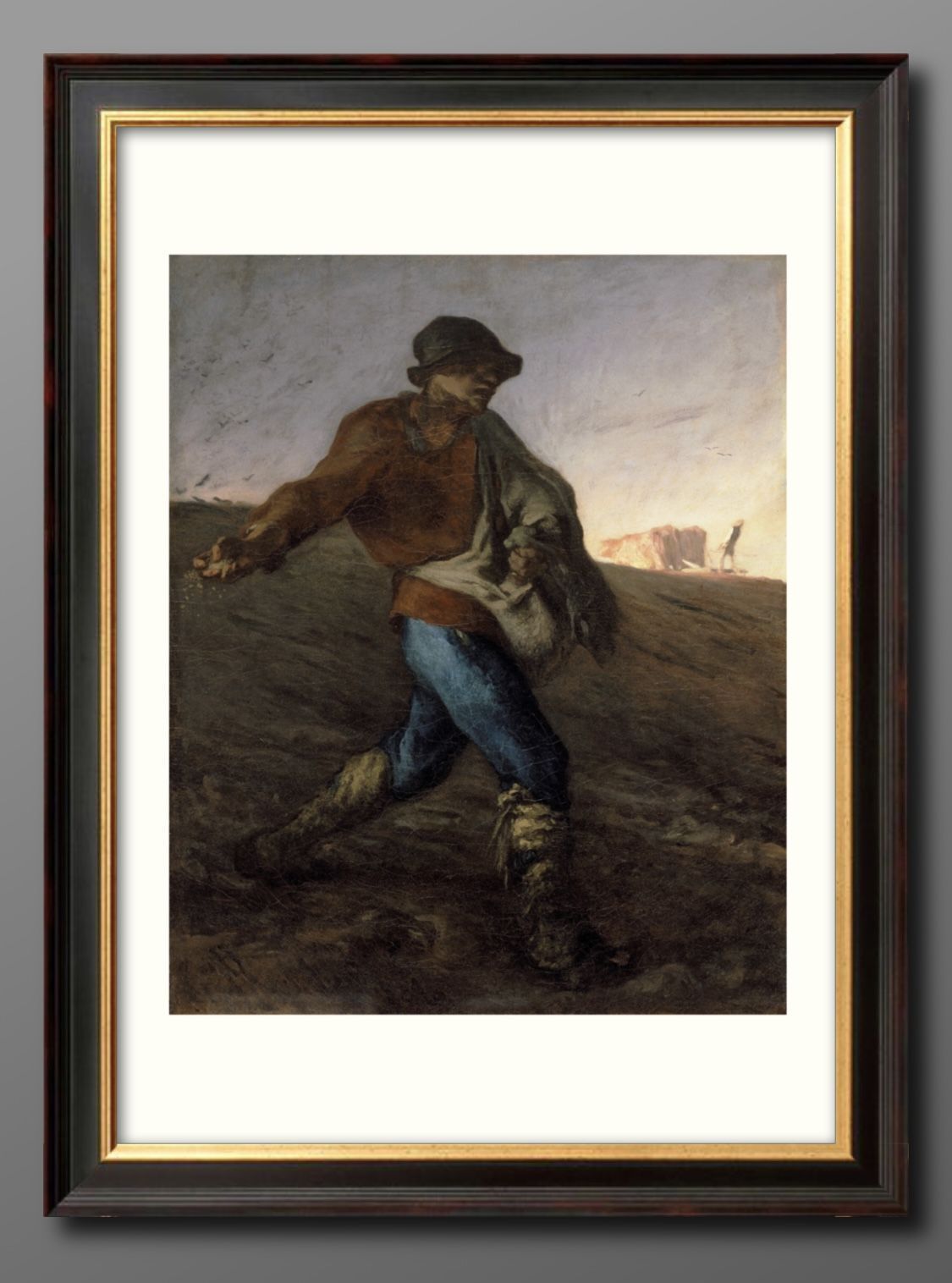 14155ジャン＝フランソワ ミレー 種をまく人 A3 サイズ ポスター