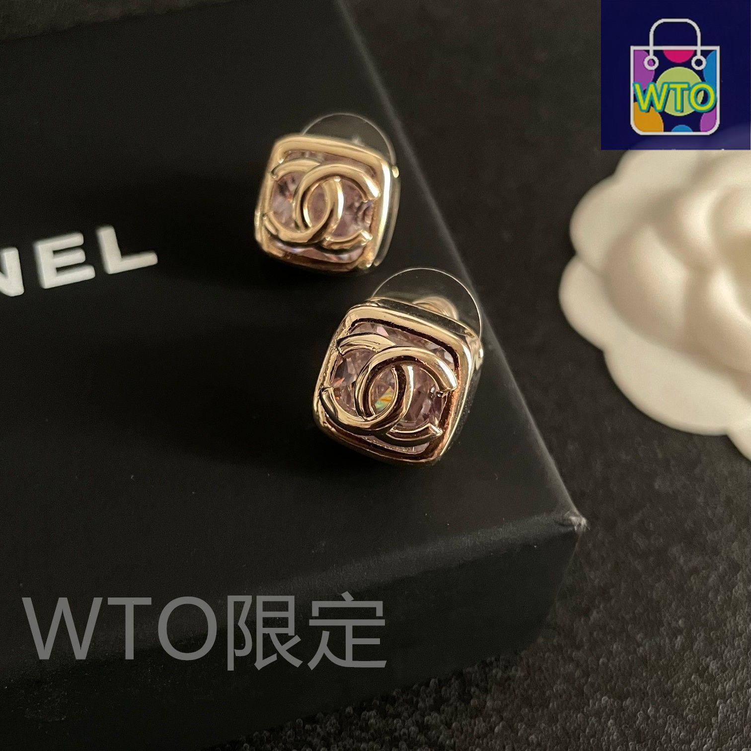 今日特価】Chanel ヴィンテージ アルファベット ピアス！送料