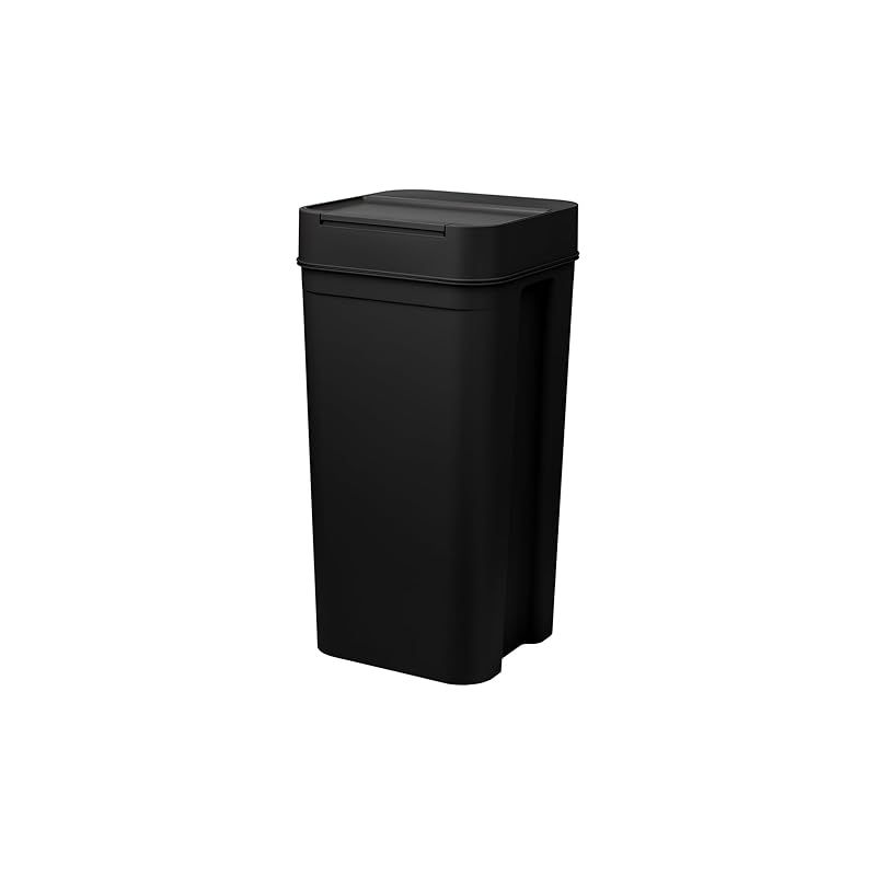 ライクイット like-it 密閉ゴミ箱 ふた付き ニオイが漏れない キッチン 分別 袋が見えない 大容量 45L 日本製 シールズ 密閉ダストボックス ブラック LBD-03