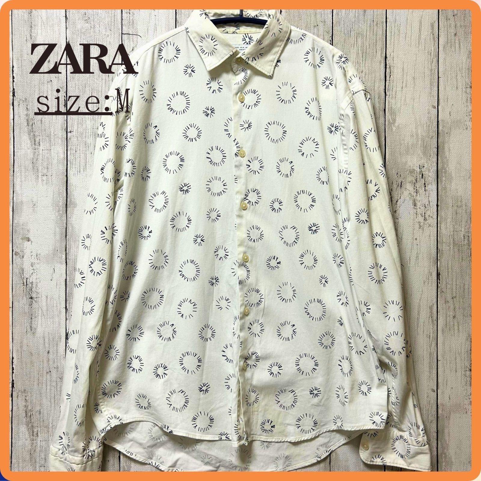 ZARA ザラ デザインシャツ レギュラーフィット REGULAR FIT RN77302