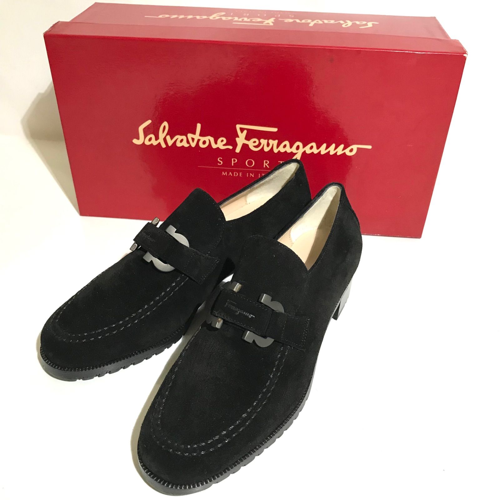 Salvatore Ferragamo サルヴァトーレフェラガモ　スウェードローファー サルヴァトーレフェラガモ レディース サイズ5