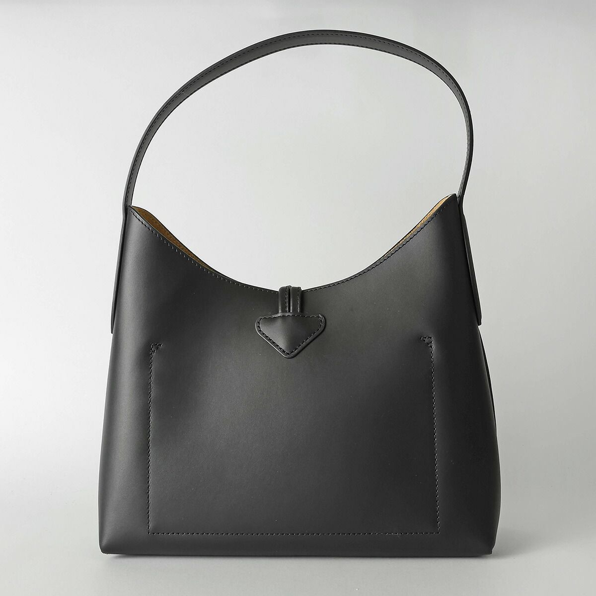 ロンシャン　ロゾ　ブラック　レザー　ショルダーストラップ付 Le Roseau M ショルダーバッグ ブラック - レザー | ロンシャン JP