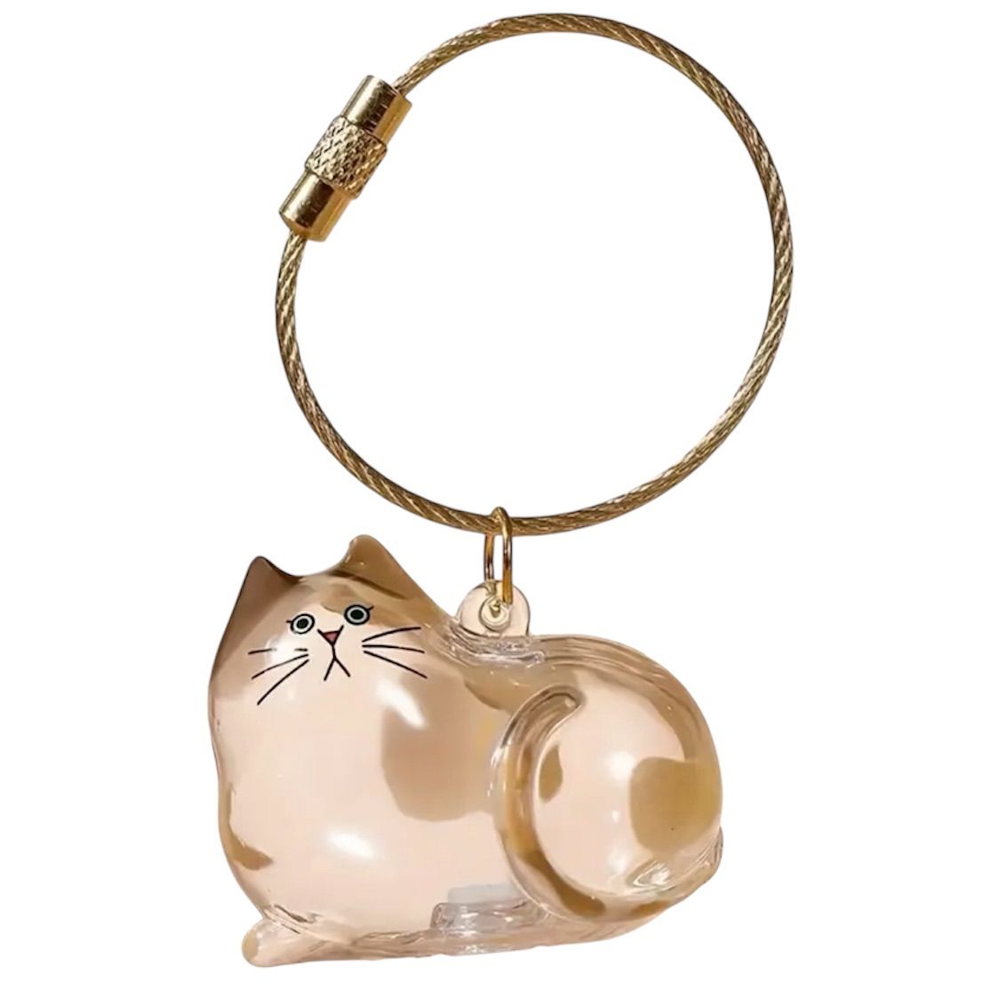 新品 猫 毛玉入れ 毛玉ケース ガチャ キーホルダー 猫型