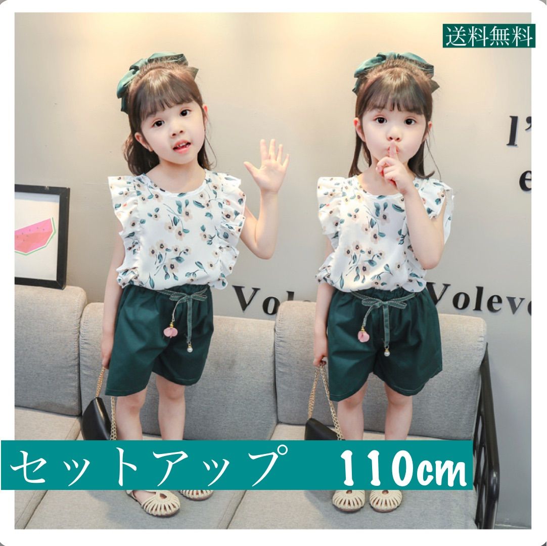 cottoli チュニック＋ショートパンツセット 110cm - トップス