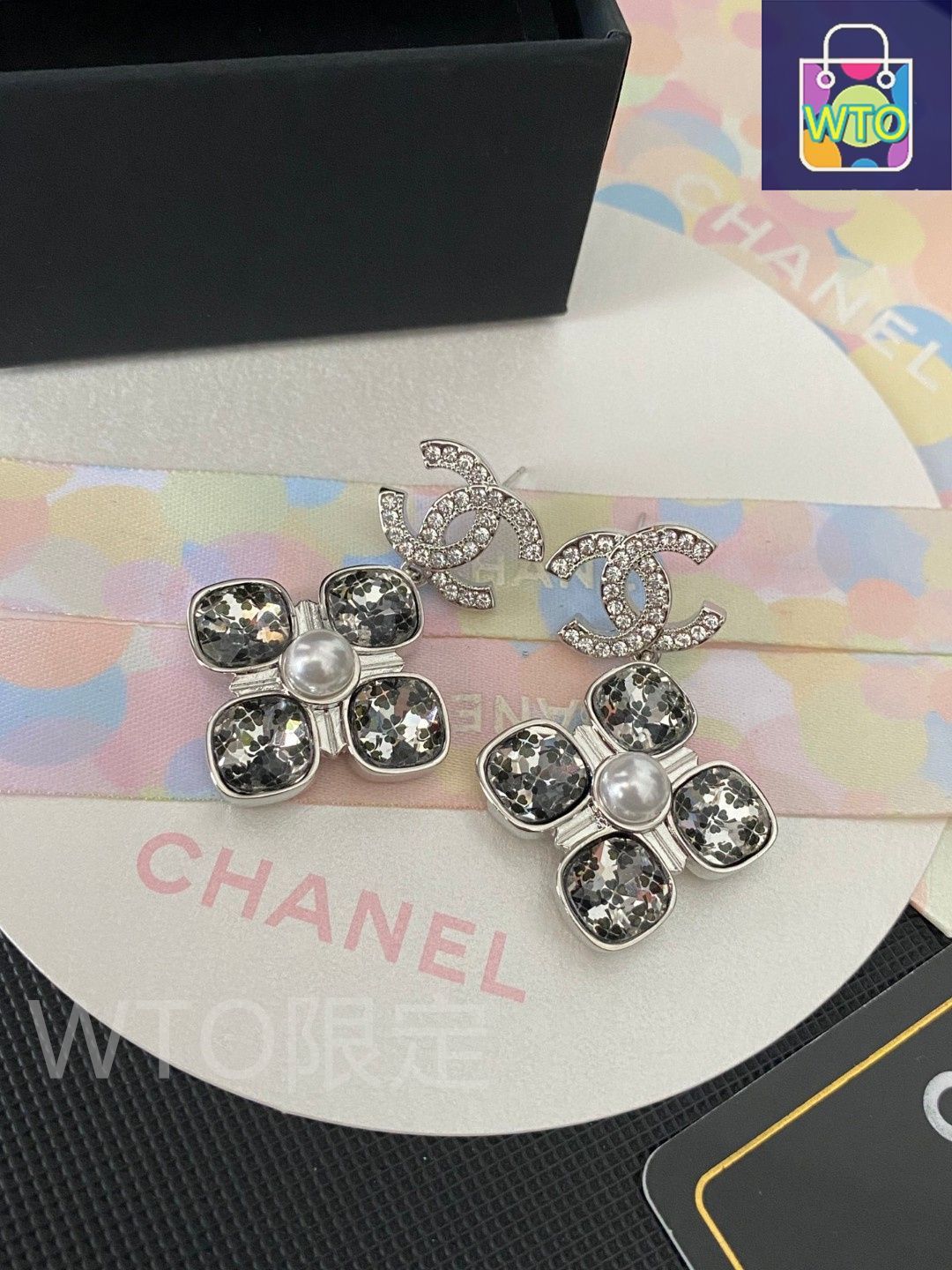 CHANEL ダブルCロゴ ピアスシルバー925 CHANEL シルバーダブルCロゴ ピアス