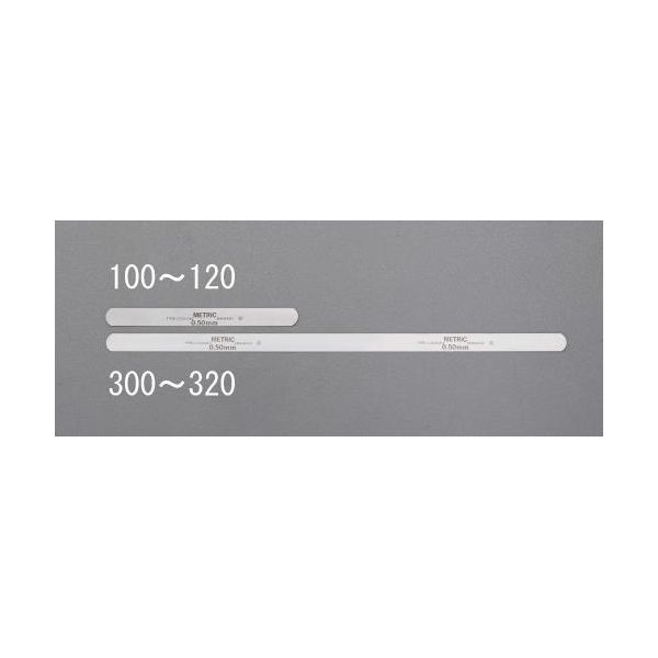 【新品・７営業日以内発送】【個人宅配送】【即納在庫品】エスコ EA725RB-301B 0．07x305mm スチールフィラーゲージ 12枚 EA725RB301B【沖縄離島販売】