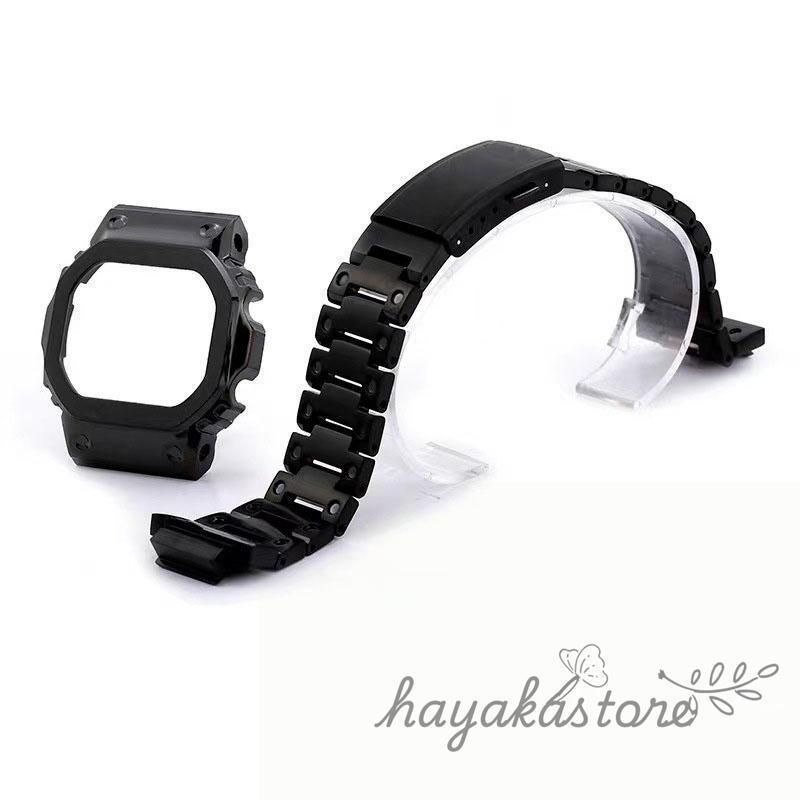 腕時計用ベルト バンド G-SHOCK GMW-B5000 カスタムパーツ ベゼル ベルト 交換 おしゃれ チタン製ベゼル