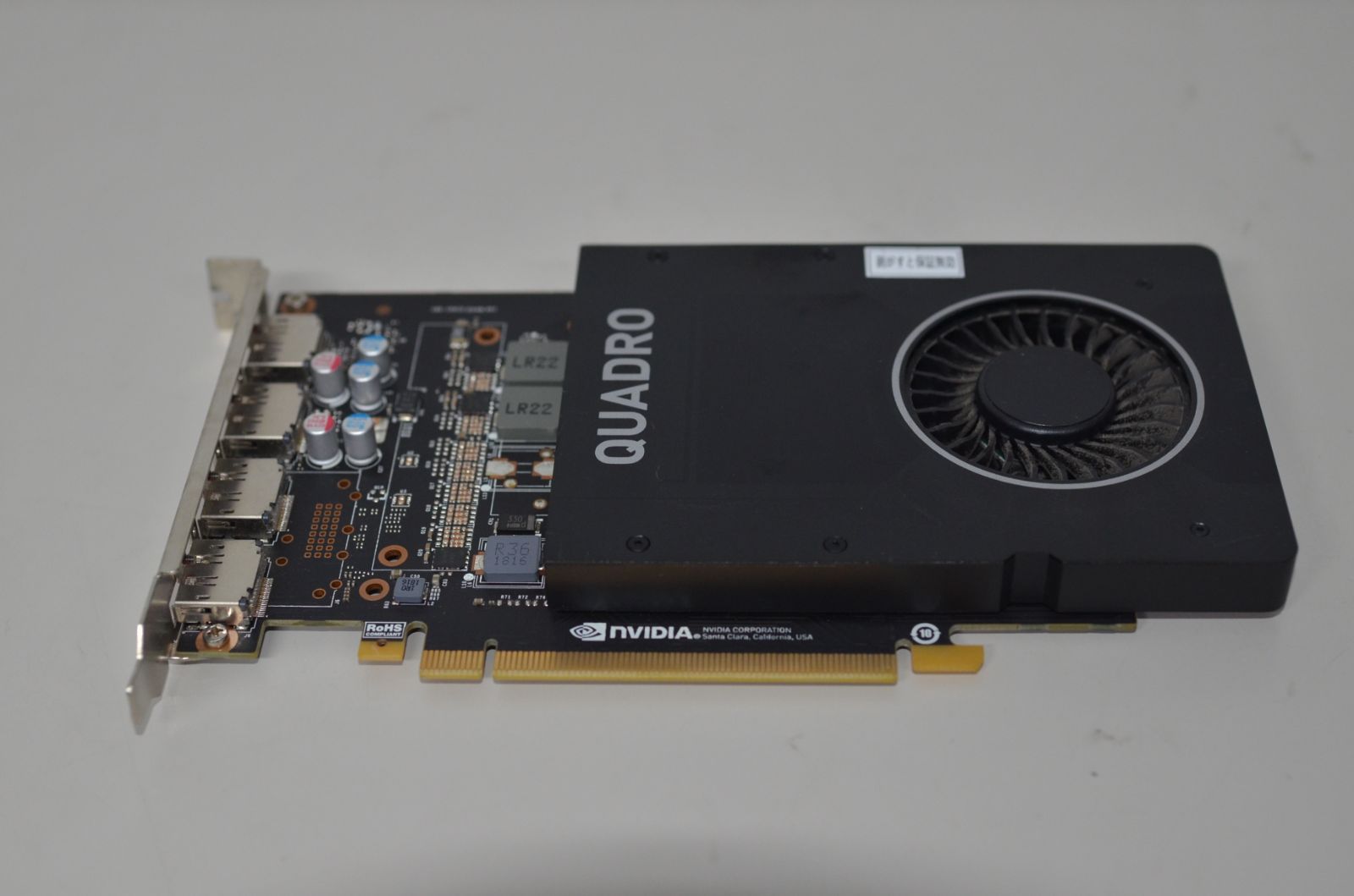 中古良品 NVIDIA Quadro P2000 ビデオカード 確認済