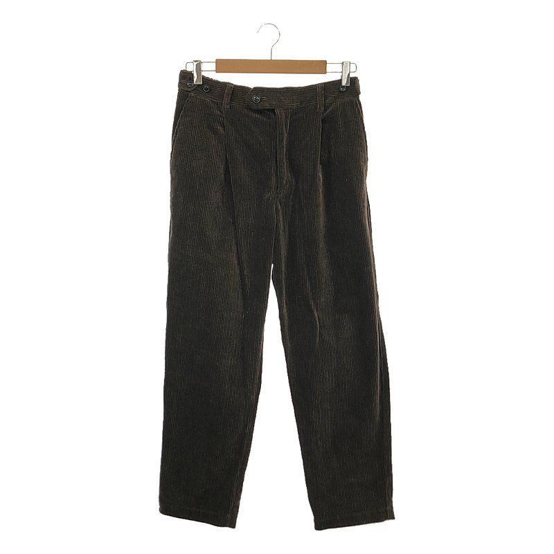 【新品】  comm.arch. / コムアーチ | 7W Dry Corduroy Trousers コーデュロイパンツ | 2 | ダークブラウン | メンズ