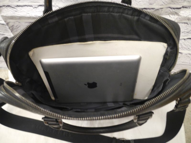 2018◇BURBERRY バーバリー A4対応 ビジネス可 サフィアーノ