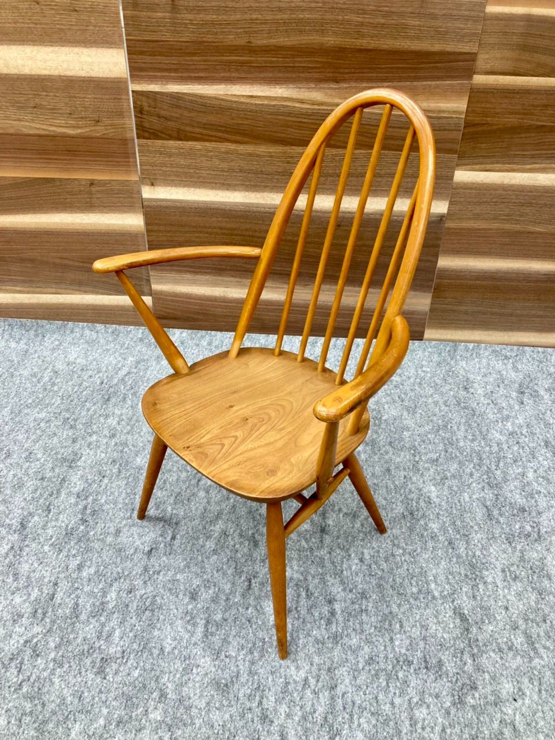 【ARCOL】アーコール クエーカーアームチェア B イギリス アーコール ercol クエーカーアームチェア さ7-5