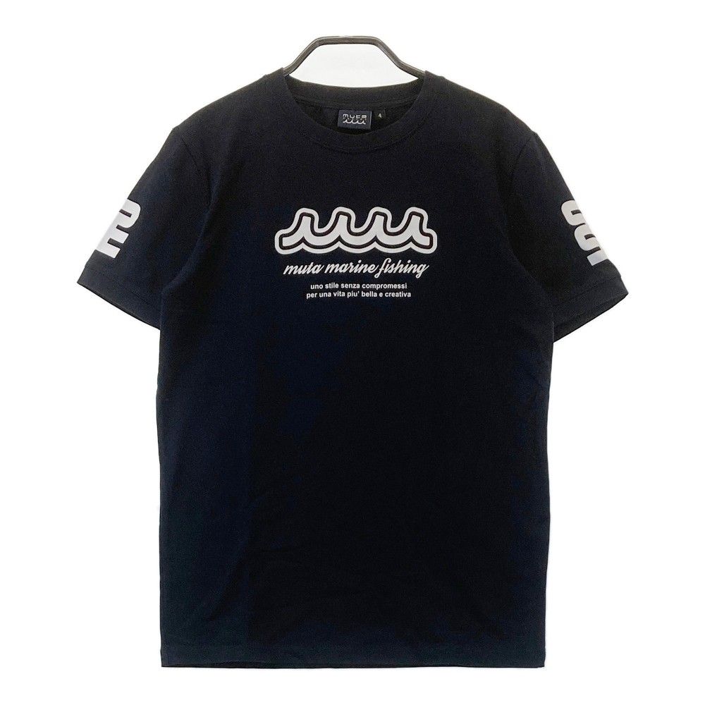 贈る結婚祝い サイズ：4 MUTA ネイビー系 半袖Tシャツ ムータマリン MARINE メンズウェア