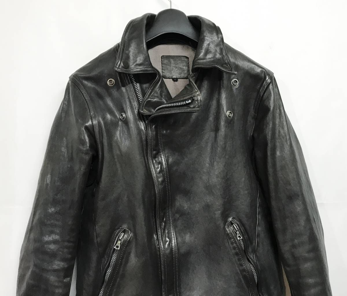 ISAMUKATAYAMA BACKLASH ジャパンホース製品染めレザー