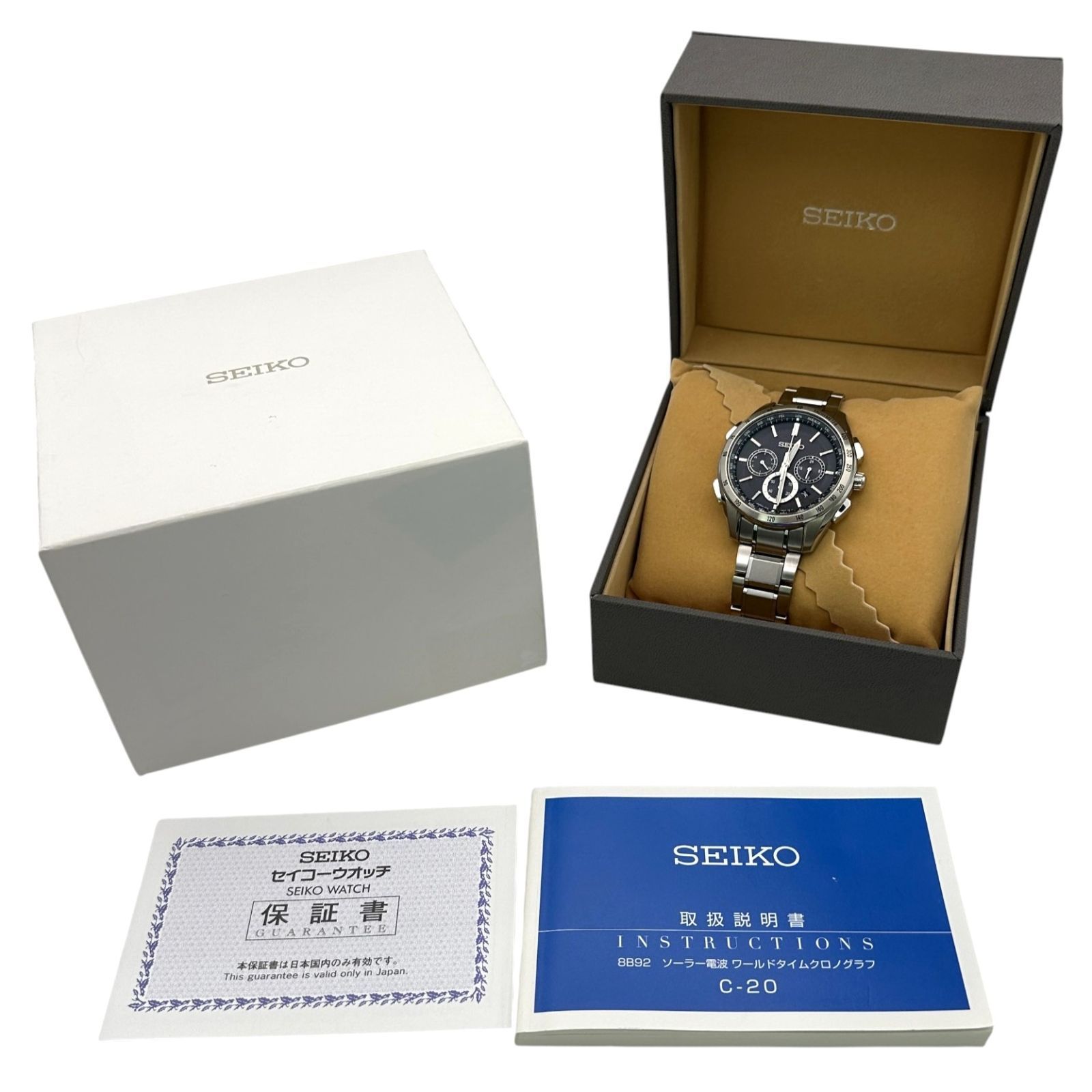 SEIKO】 セイコー ブライツ SAGA193 8B92-0AB0 電波ソーラー 電波