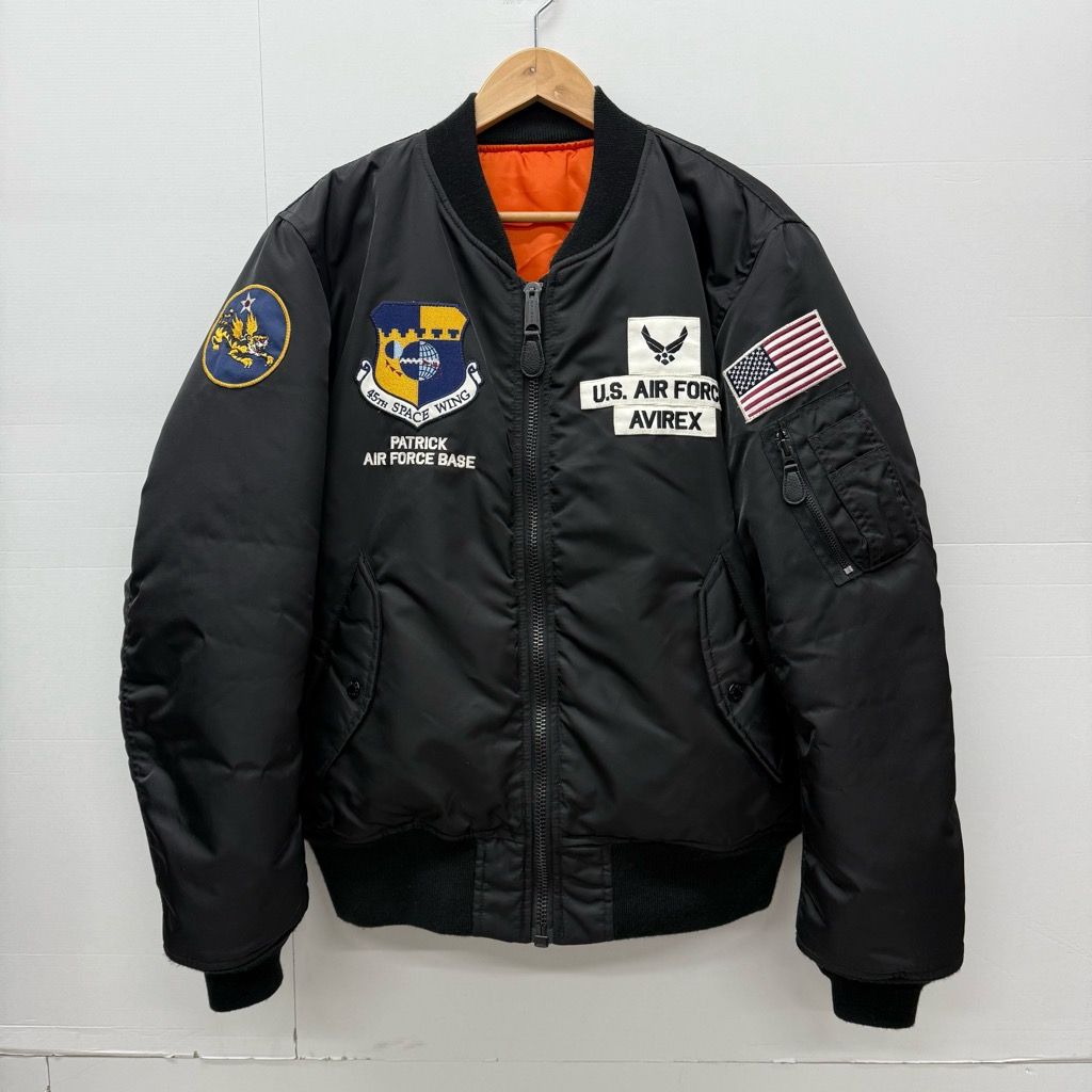アビレックス　エアフォース スペースコマンド　フライトジャケット　MA-1 XL AVIREX U.S. AIR FORCE SPACE COMMAND MA-1 Flight Jacket サイズXL