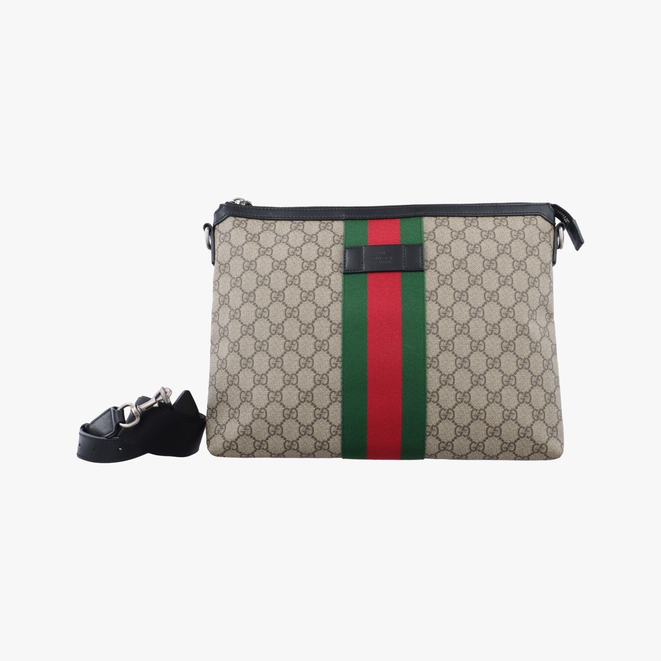 GUCCI モノグラムコーティングキャンバスメッセンジャーバッグ GUCCI モノグラム コーティングキャンバス ミニメッセンジャー