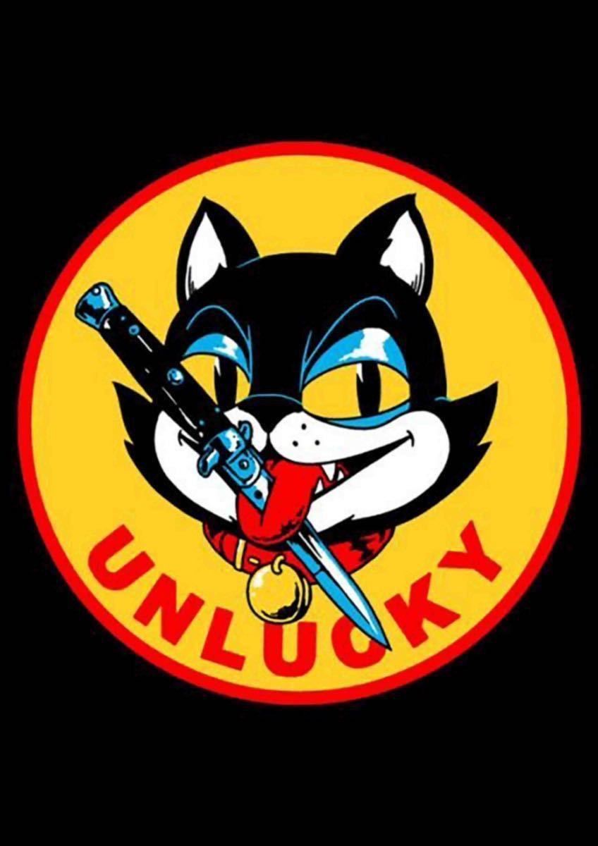 オリジナル パーカー パンク ロカビリー アート UNLUCKY CAT 猫 ねこ ベロ ナイフ ロゴ パーカー S M L XL タイト ジャスト  大きい ビッグ オーバーサイズ メンズ レディース ユニセックス ピンククリーム - メルカリ