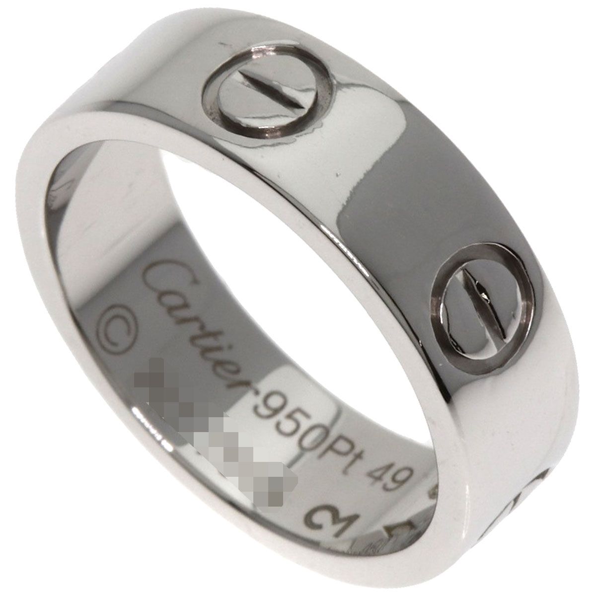 CARTIER カルティエ ラブリング 49 リング 指輪 PT950 レディース