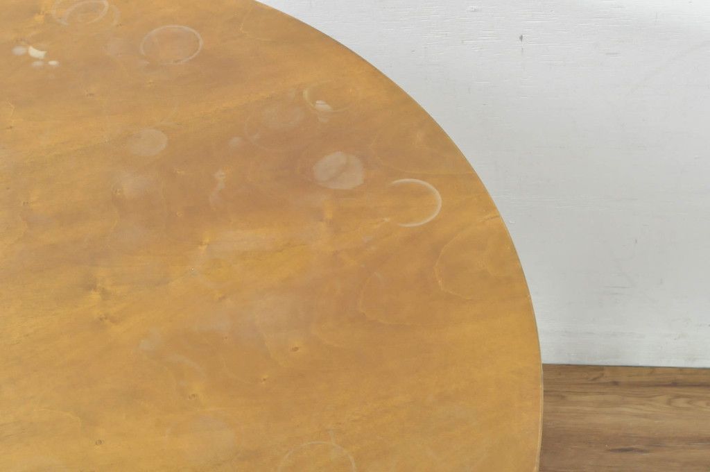 バロッサバレンティ スペイン ダイニングテーブル ガラス丸テーブル