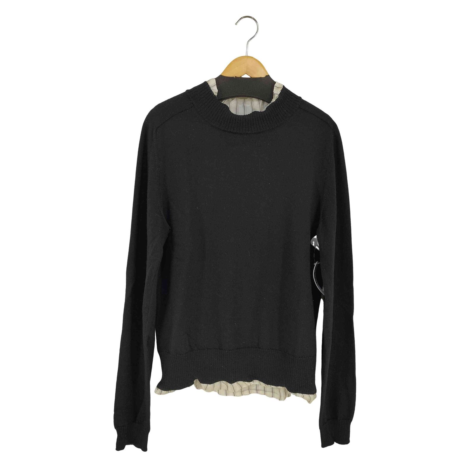 メゾンマルジェラ Maison Margiela ダメージ加工 レイヤード クルーネックニット メンズ import：XL 