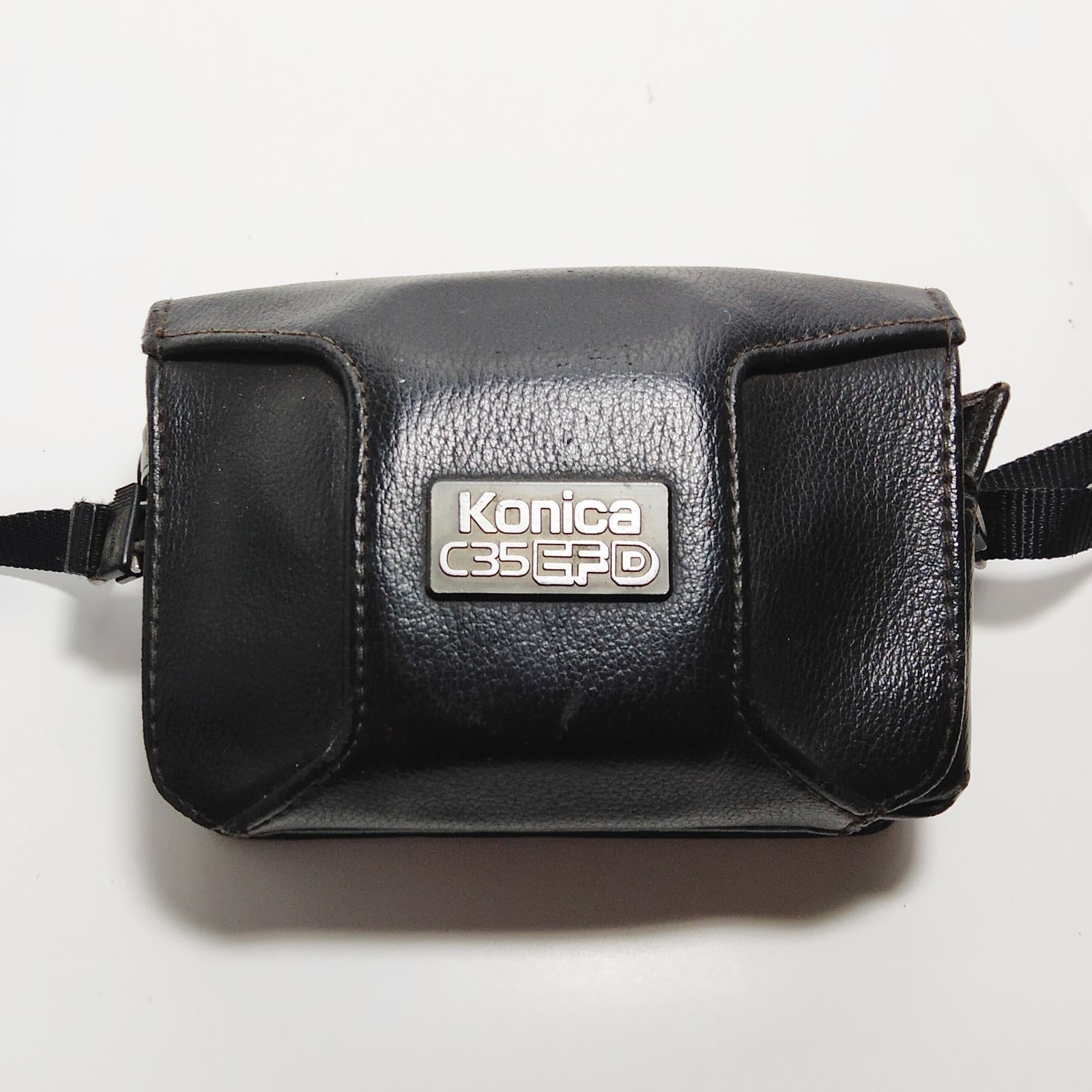 フィルムカメラ コニカ Konica C35 EFD 専用カバー付属 【ジャンク品 