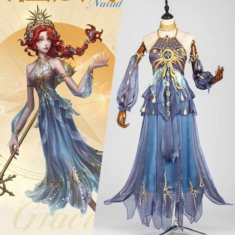 第五人格 Identity V 漁師 りょうし Naiad グレイス コスプレ衣装 オリジナルデザイン 豪華セット ゲームキャラクター再現 撮影会 ハロウィン イベント用 プレゼントにもおすすめ