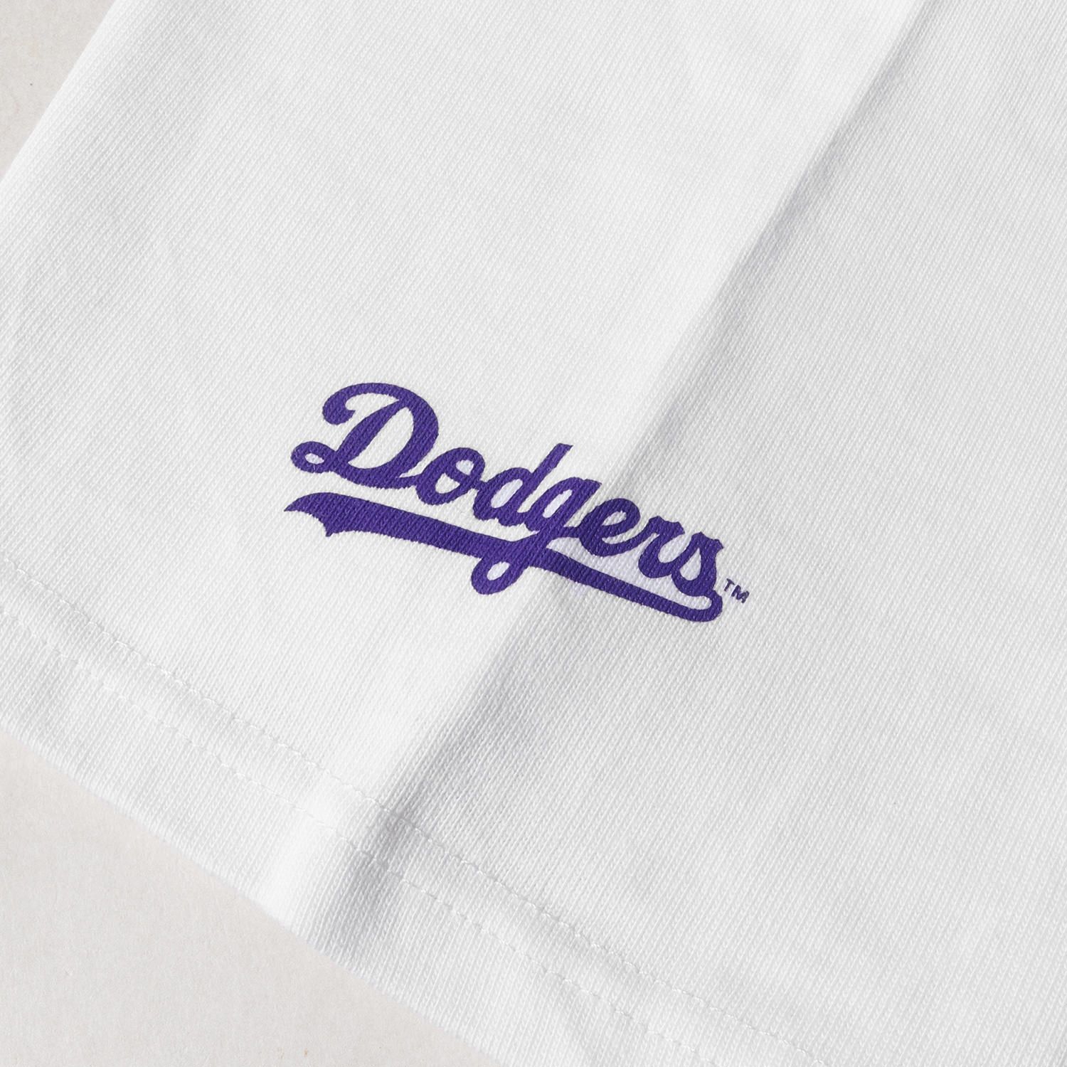 美品 APPLEBUM アップルバム Tシャツ サイズ:XL 22SS mami Los Angeles Dodgers 少年イラスト ヘビー  クルーネック Tシャツ LA Dodgers Boy Purple&Gold T-shirt ホワイト 白