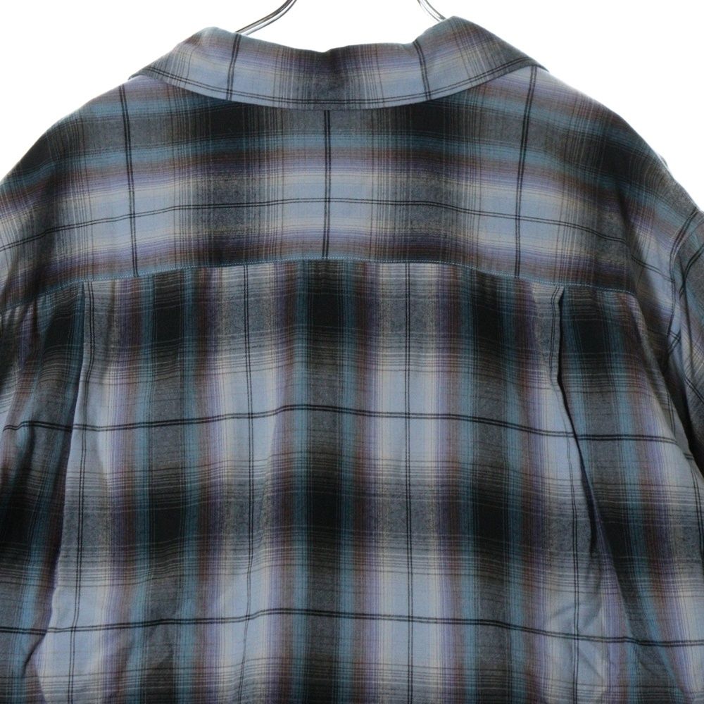 WACKO MARIA (ワコマリア) 24SS OMBRE CHECK OPEN COLLAR SHIRT